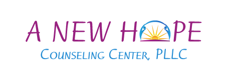 Logo for A New Hope Counseling Center with sun graphic. A New Hope Counseling Center, Lansing MI
